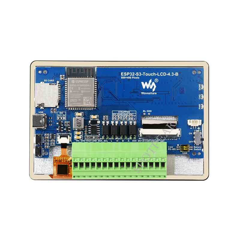 I2C Lcd Display - ESP32 S3 800x480 キャプティブタッチスクリーンディスプレイ 4.3インチLCD (B)
