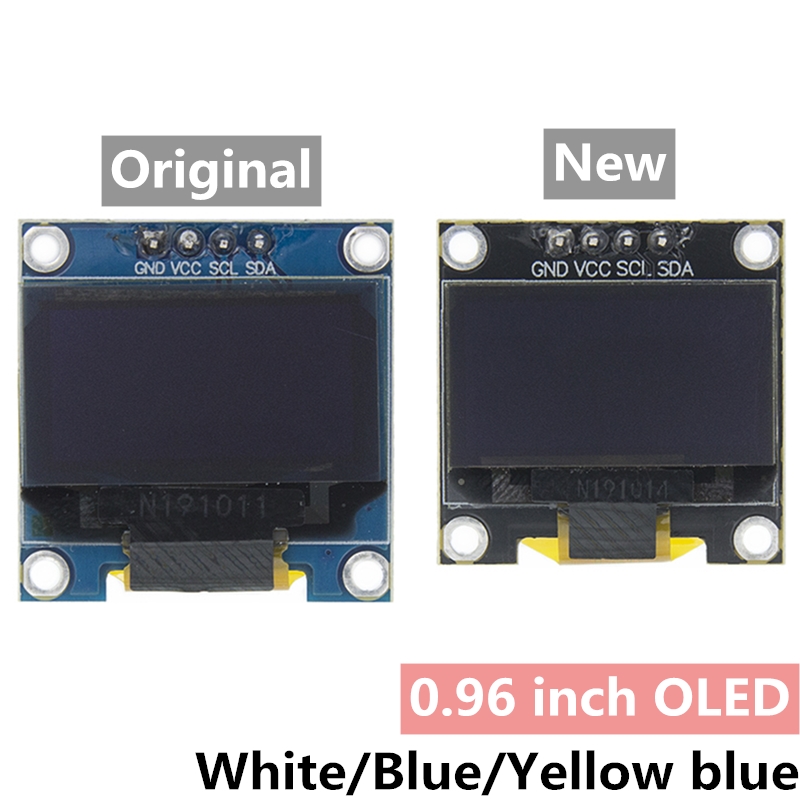 I2C Lcd Display - 0.96 インチ IIC シリアル 4 ピン白/青/黄青/黄色
