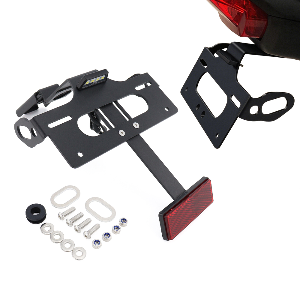 Led Assortment Kit - ホンダcb750、cb 750、ホーネット2023に適合するオートバイのリアテッディフェンダー眉毛キット、ライセンスプレートホルダー、LEDライト