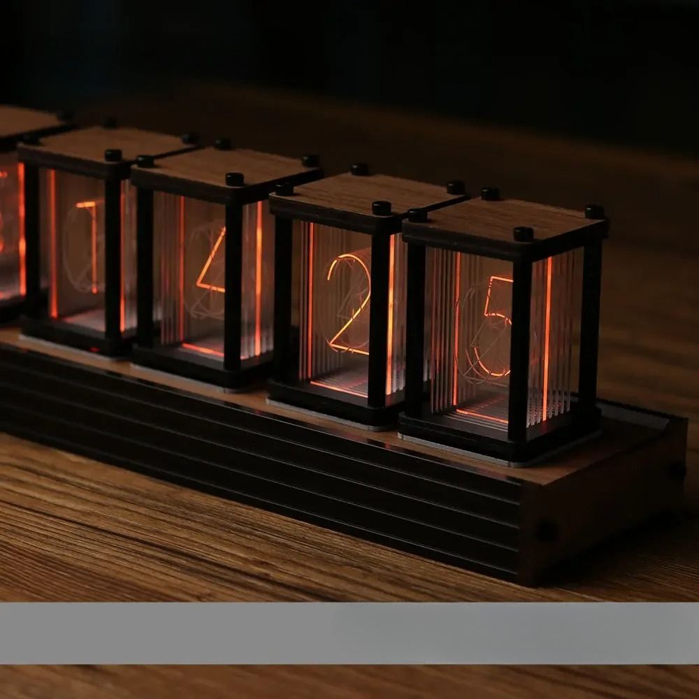 Diy Electronics Gift Ideas - RGB ニキシー管時計 DIY 卓上時計 LED 電子デスクトップデジタル時計