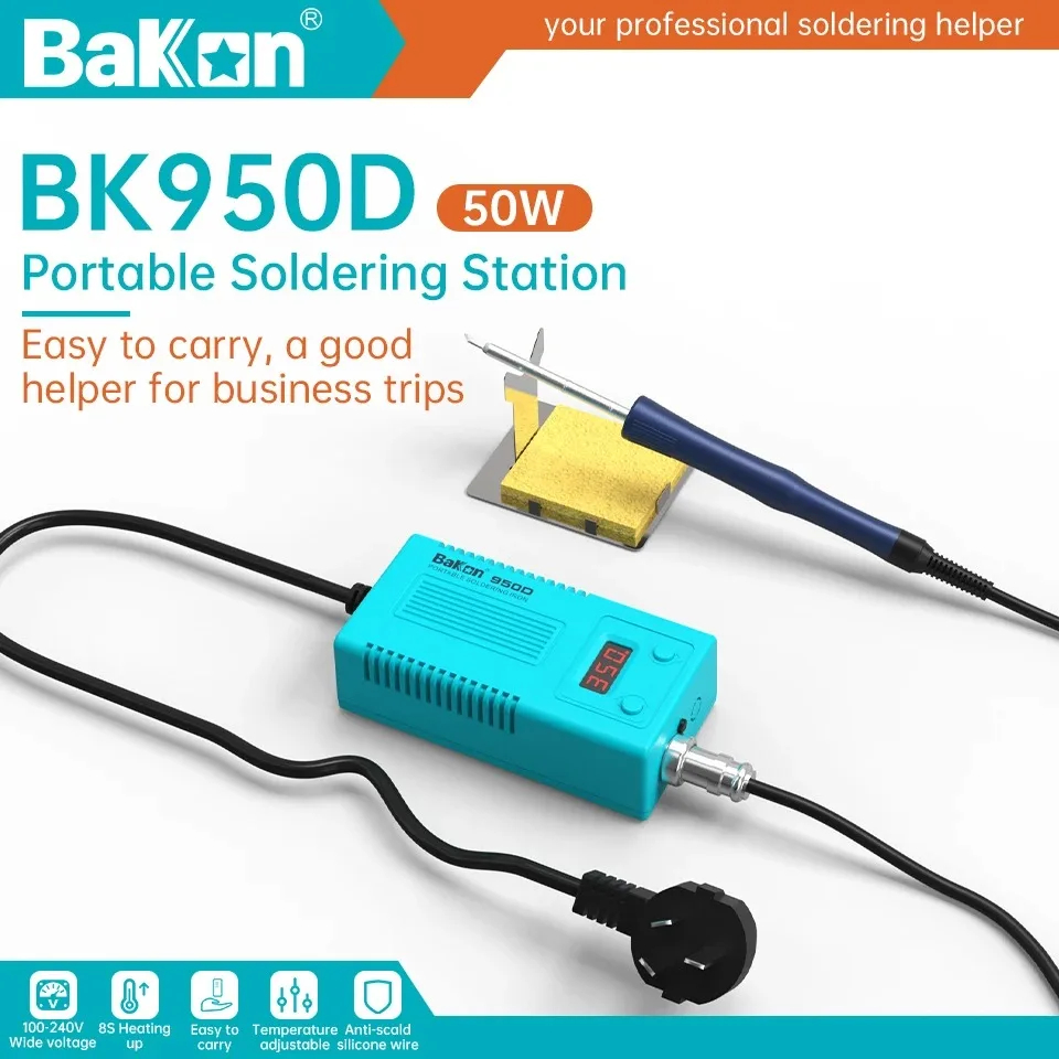 Diy Elektronik - Bakon BK950D はんだ付けステーション Estación T12 温度調整デジタルステーション