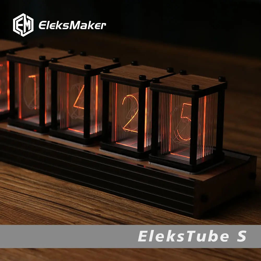 Diy Electronics Gift Ideas - Rgb nixie-時計,日曜大工のテーブル,LED電子デスク,デジタルテーブル,クォーツ時計,ギフトのアイデア