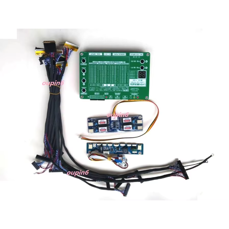 Led Assortment Kit - ノートパソコン、テレビ、LCD、LEDテストツールキットセット、パネルテスターキット（修理用）、スクリーンモニターディスプレイ用、14個のLVDSケーブル付き