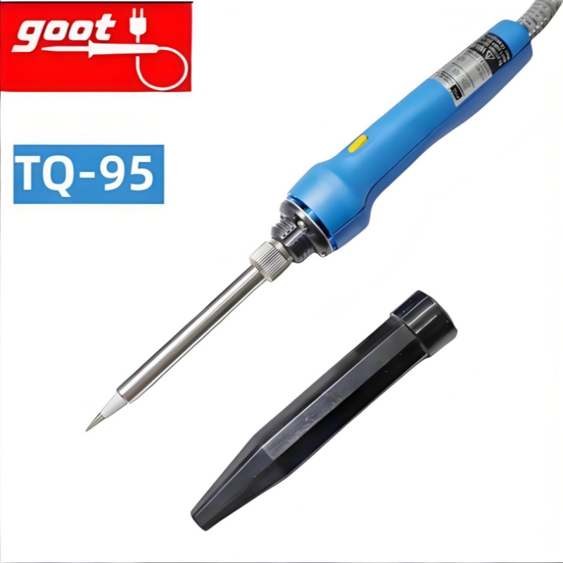 Diy Electronics Bench - Goot TQ-95 クイックヒートアップはんだごて 200W 精密チップ溶接ツール 保護カバー付き