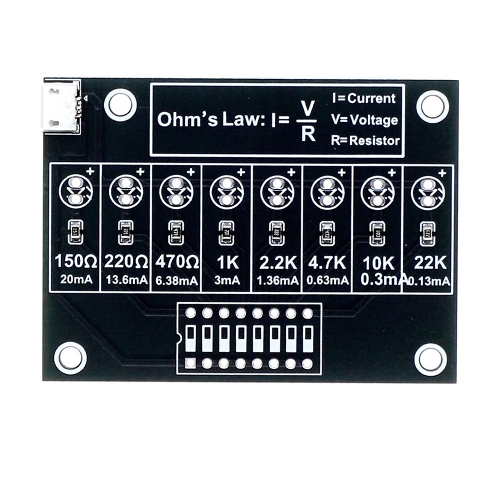 Diy Electronics Projects For Students - DIY はんだ付け練習キット 溶接キット 電子回路プロジェクト トレーニング抵抗学習ボード 大学生向け