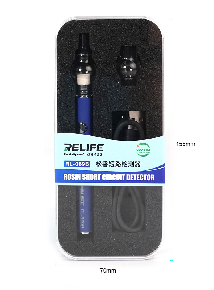 Flux Pen Electronics - RELIFE RL-069B ロジンアトマイザー 短絡検出ツール ロジンペン はんだごて不要