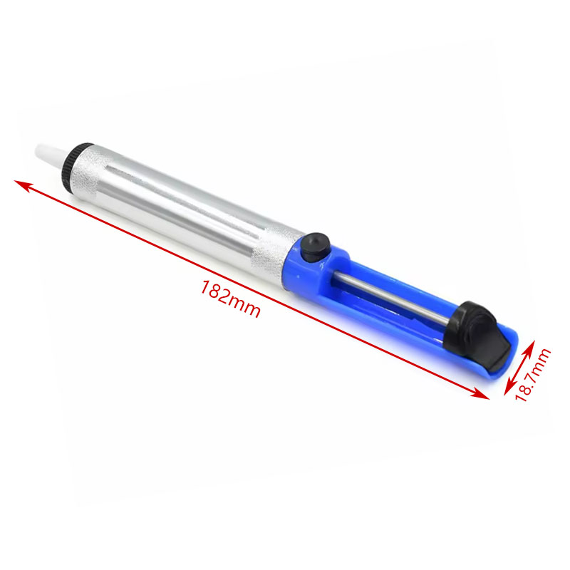Flux Pen Electronics - 錫の除去および電子部品の修理用の真空吸引はんだ吸盤ペン付きアルミニウム金属はんだ吸い取りポンプ