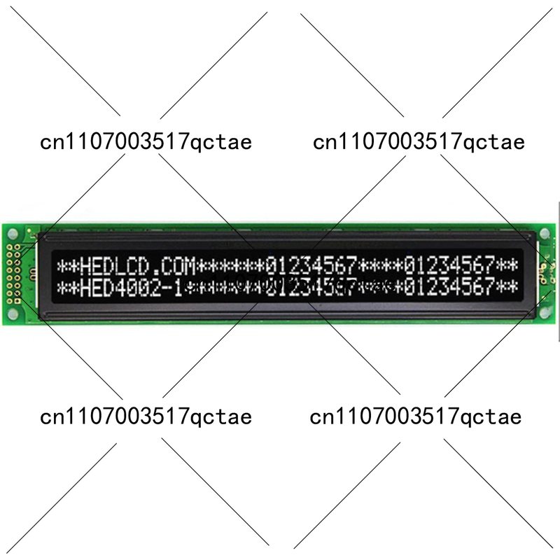 I2C Lcd Display - 40x2 I2C LCDディスプレイモジュール ブラック ハイコントラスト キャラクタースクリーン