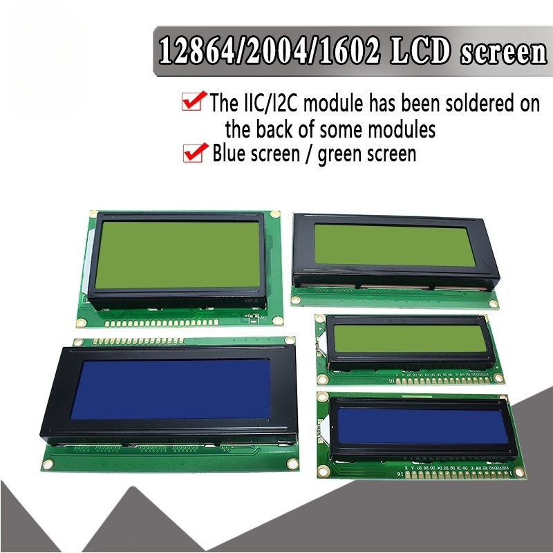 I2C Lcd Display - LCD 1602 2004モジュール ブルーグリーン画面 Arduino用 LCD