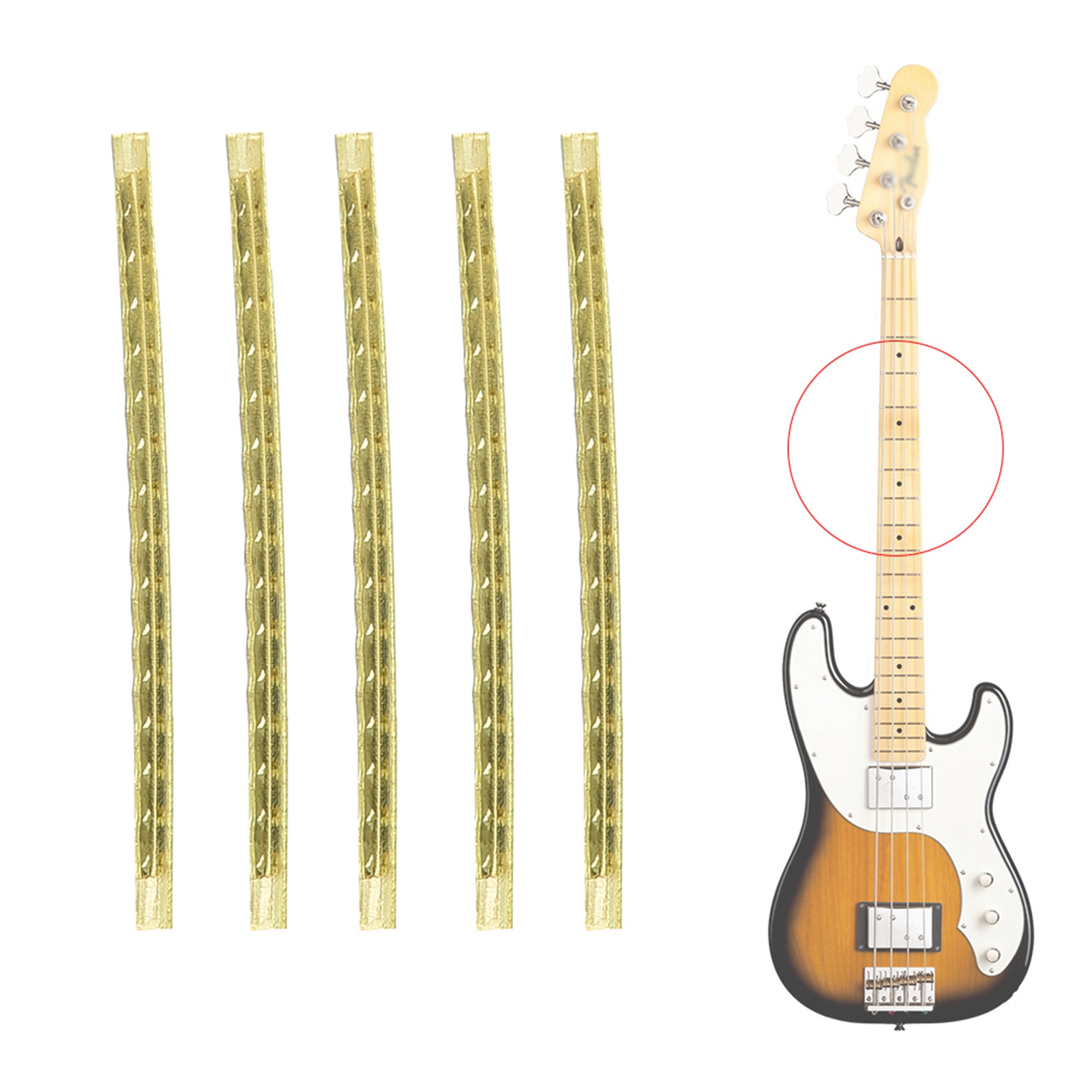 Diy Electric Guitar Electronics - フレットワイヤー フレットワイヤー 2.7mm ギターフレットワイヤー/セット エレキギターフレットワイヤー ギター指板真鍮フレットワイヤー