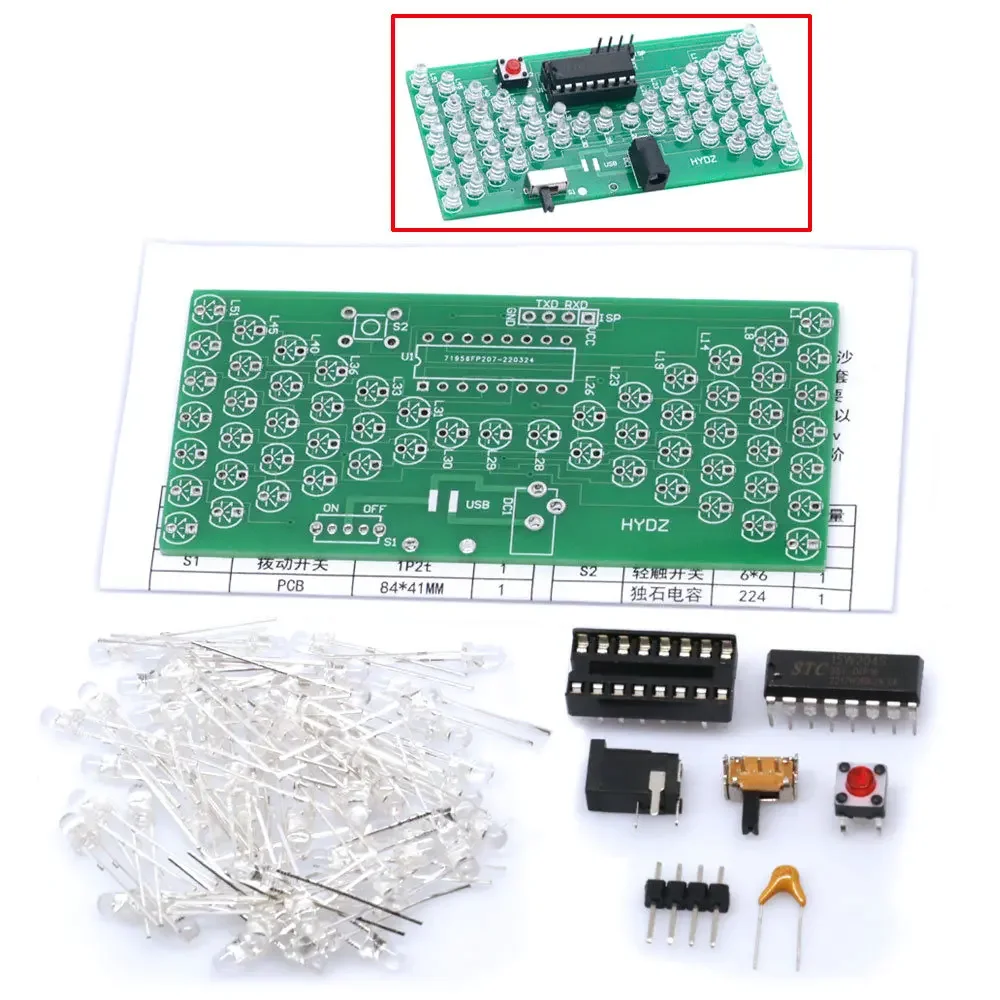 Diy Electronics Projects For Beginners - 5V 電子砂時計 DIY キット – 電子初心者向けのはんだ付け練習付きの楽しい