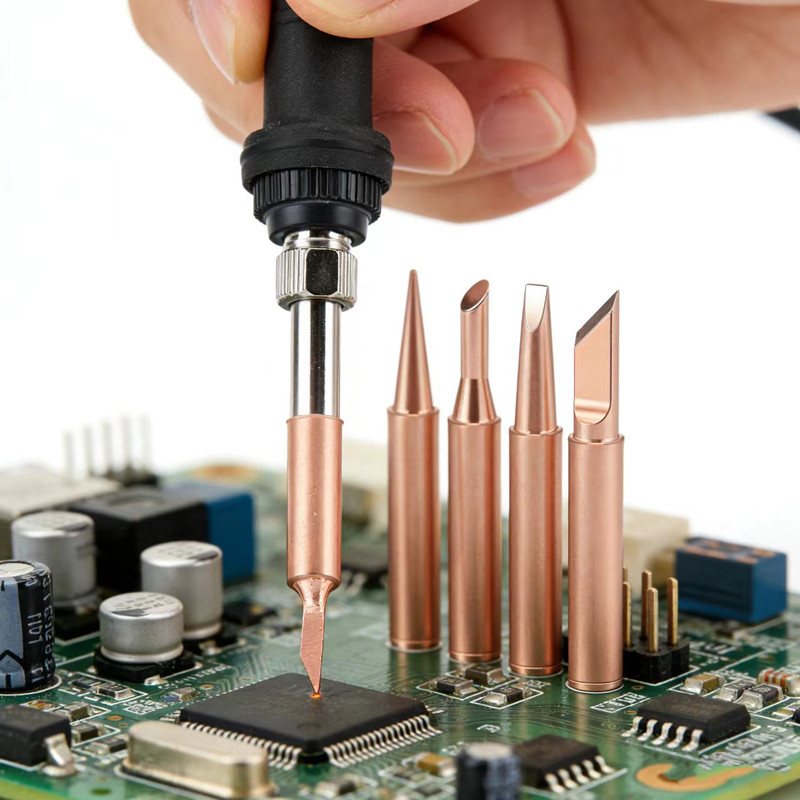 5 個の純銅はんだごてチップセット I+B+K+2.4D+3 - Diy Electronics Bench のレビューと価格