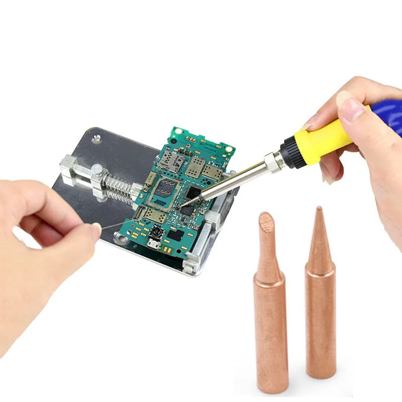 5 個の純銅はんだごてチップセット I+B+K+2.4D+3 - Diy Electronics Bench のレビューと価格