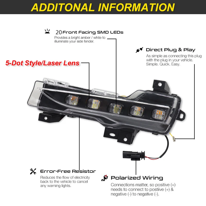 フォグ/ドライビングDRLライトキット - シーケンシャルL - Led Assortment Kit のレビューと価格