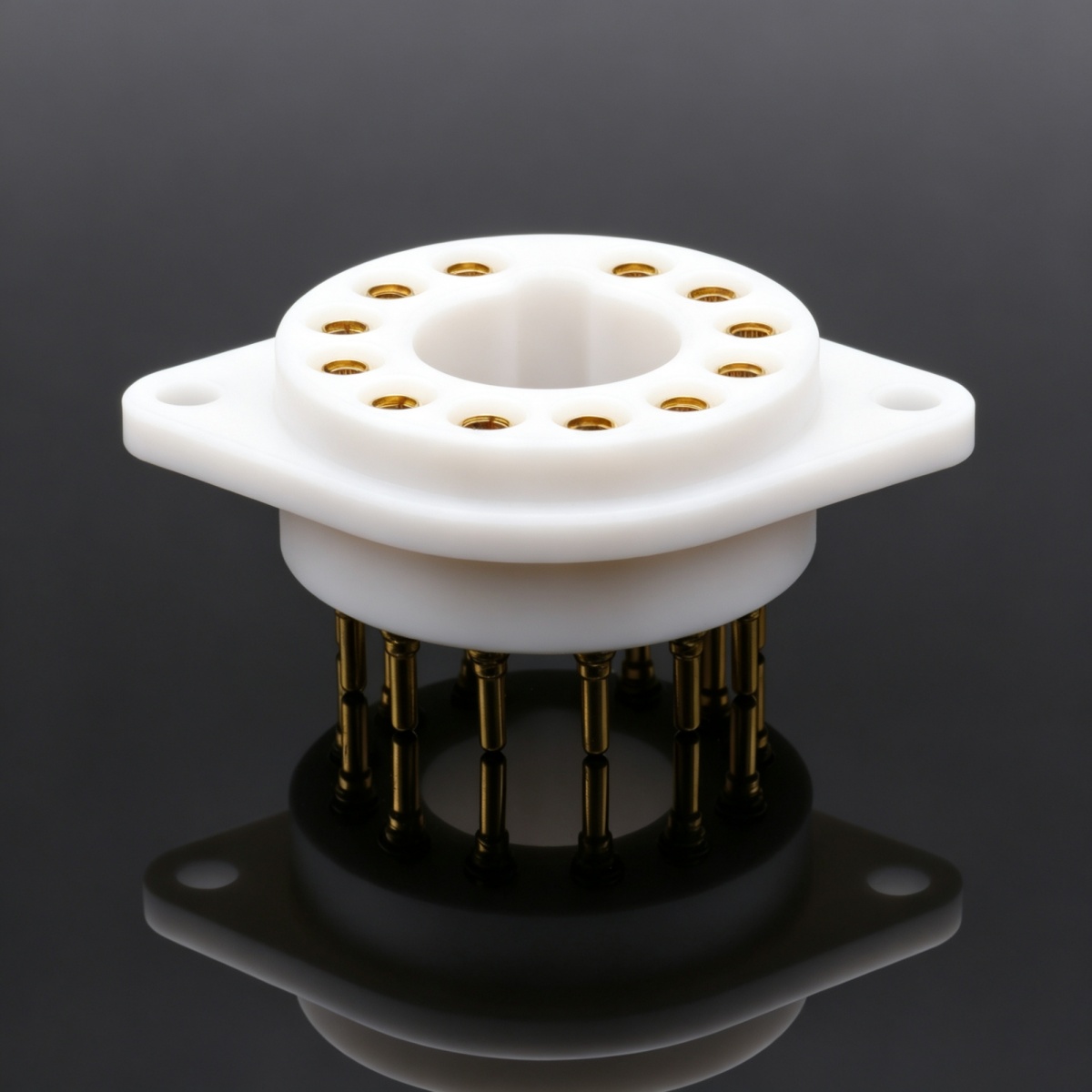 EIZZ 12ピンPTFE真空管ソケットベースホルダー（6U - Diy Electronics Holder のレビューと価格