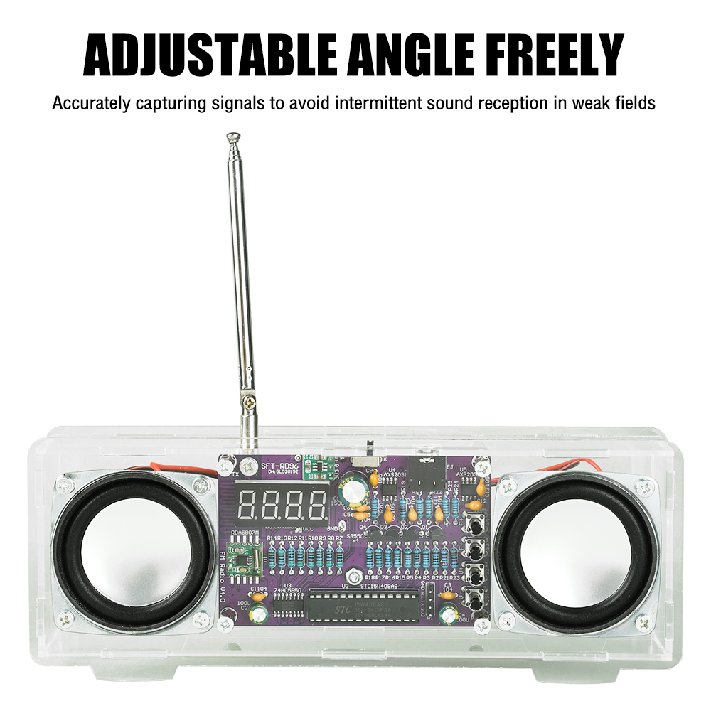 デュアルチャンネル電子 FM ラジオはんだ付けキット 87. - Diy Electronics Youtube Channel のレビューと価格
