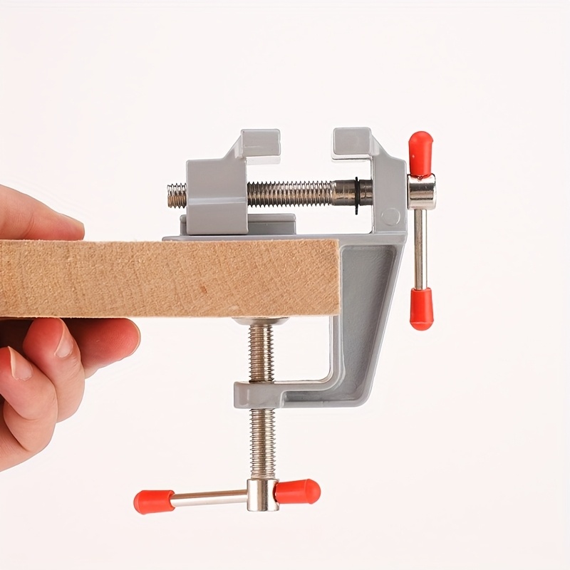 1個のアルミニウム合金ミニバイス、小型ベンチバイス、フラット - Diy Electronics Bench のレビューと価格