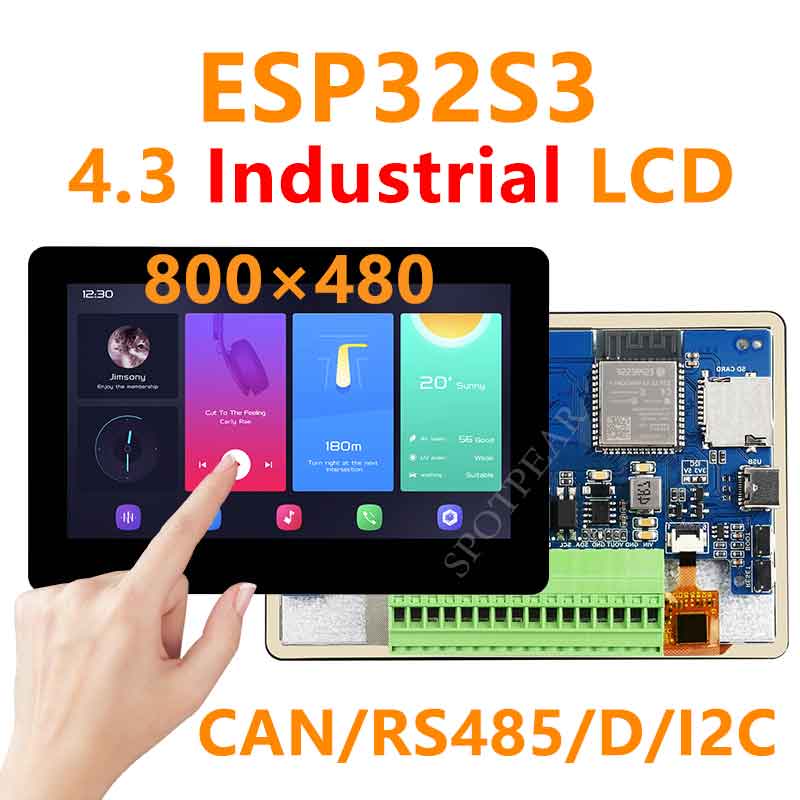 ESP32 S3 800x480 キャプティブタッチスクリー - I2C Lcd Display のレビューと価格