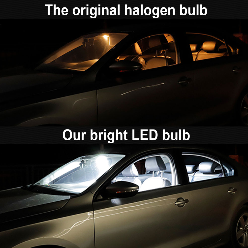 車の LED インテリア電球キットフォードフォーカス MK2 - Led Assortment Kit のレビューと価格