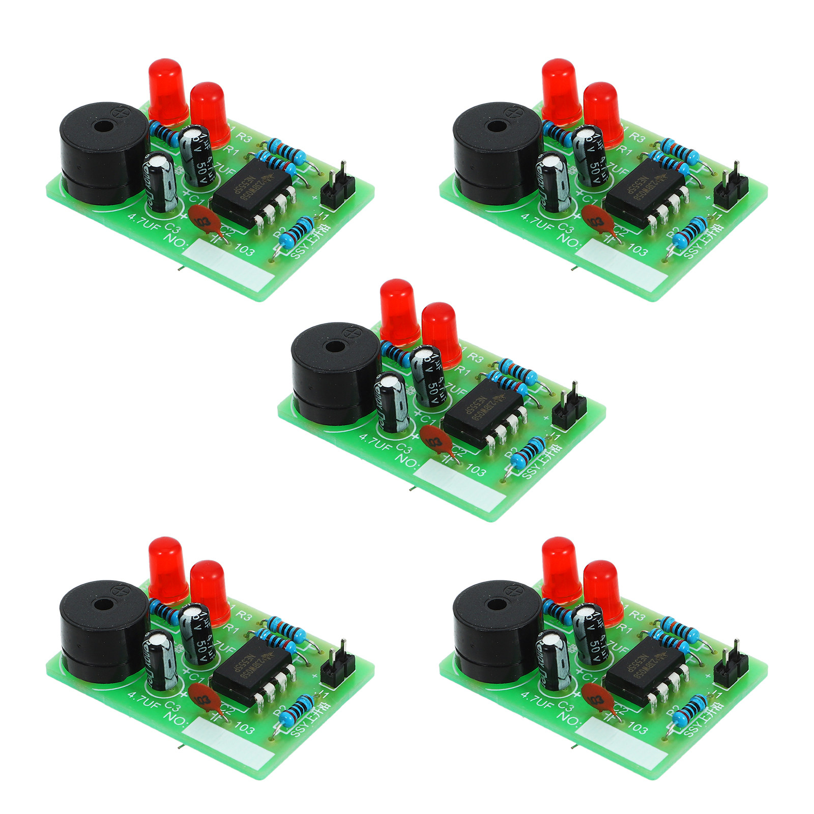 初心者向けはんだ付けトレーニングキット5セット 回路基板溶接 - Diy Electronics Projects For Beginners のレビューと価格