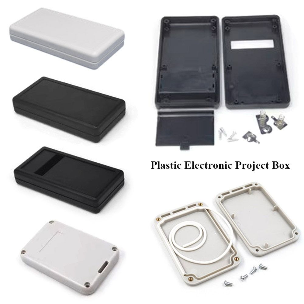 4サイズDIY ABSプラスチック製機器ケース防水カバープロ - Diy Box Electronics Mall のレビューと価格