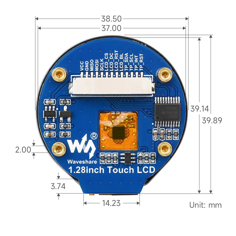 1.28 インチ タッチ LCD ディスプレイ モジュール  - I2C Lcd Display のレビューと価格