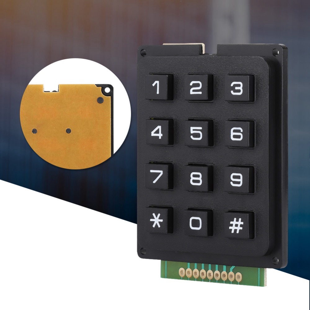 実用的な 12 キーキーボードモジュール 3x4 プッシュボ - Diy Electronics Uk のレビューと価格
