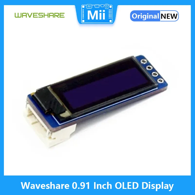 Waveshare 0.91 インチ OLED ディスプレイ - I2C Lcd Display のレビューと価格