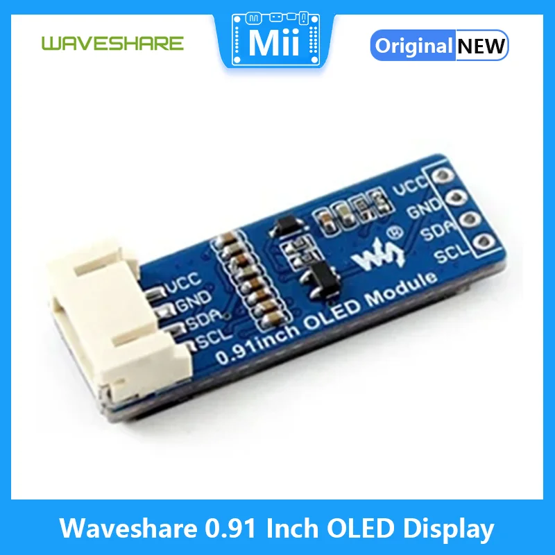 Waveshare 0.91 インチ OLED ディスプレイ - I2C Lcd Display のレビューと価格