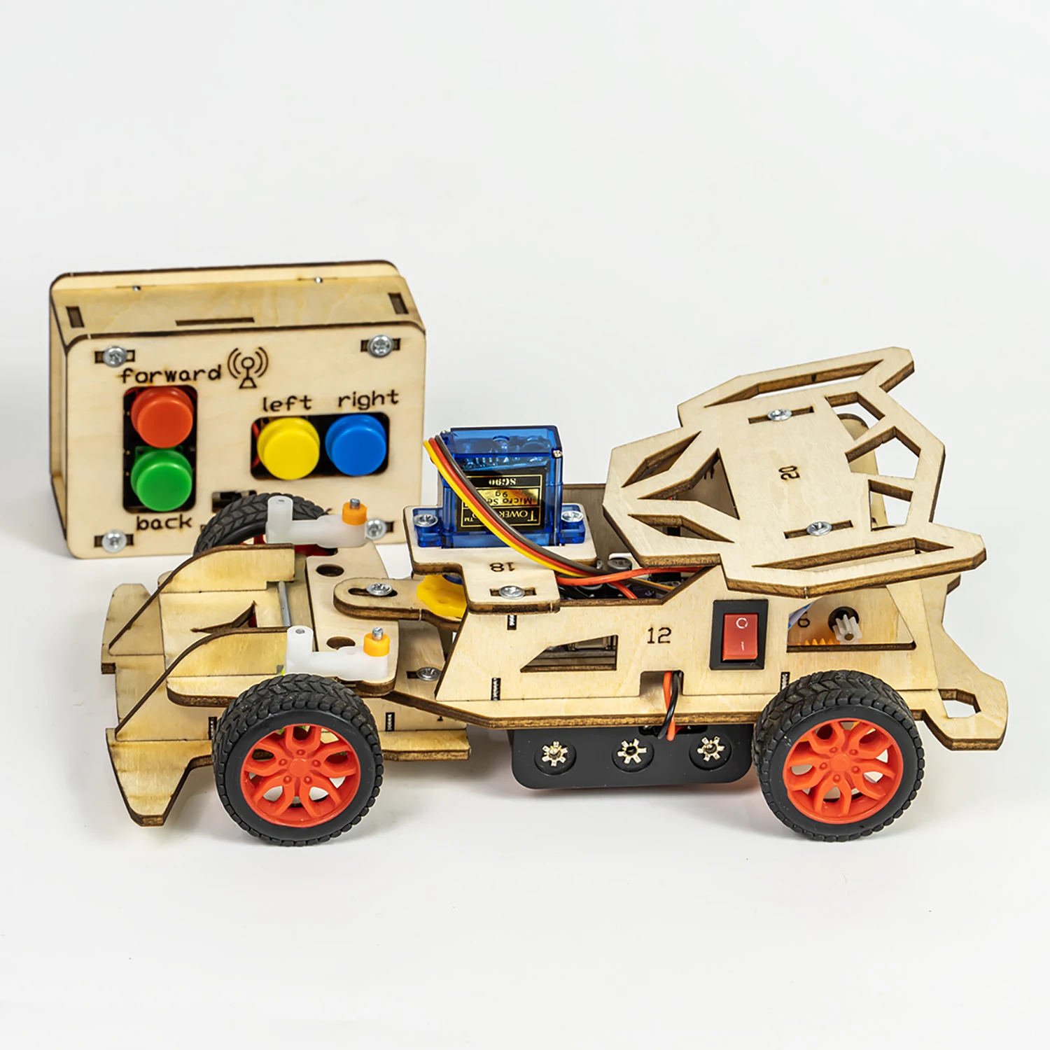 DIY リモートコントロールステアリングカーキット - 学校 - Diy Electronics Projects For Students のレビューと価格
