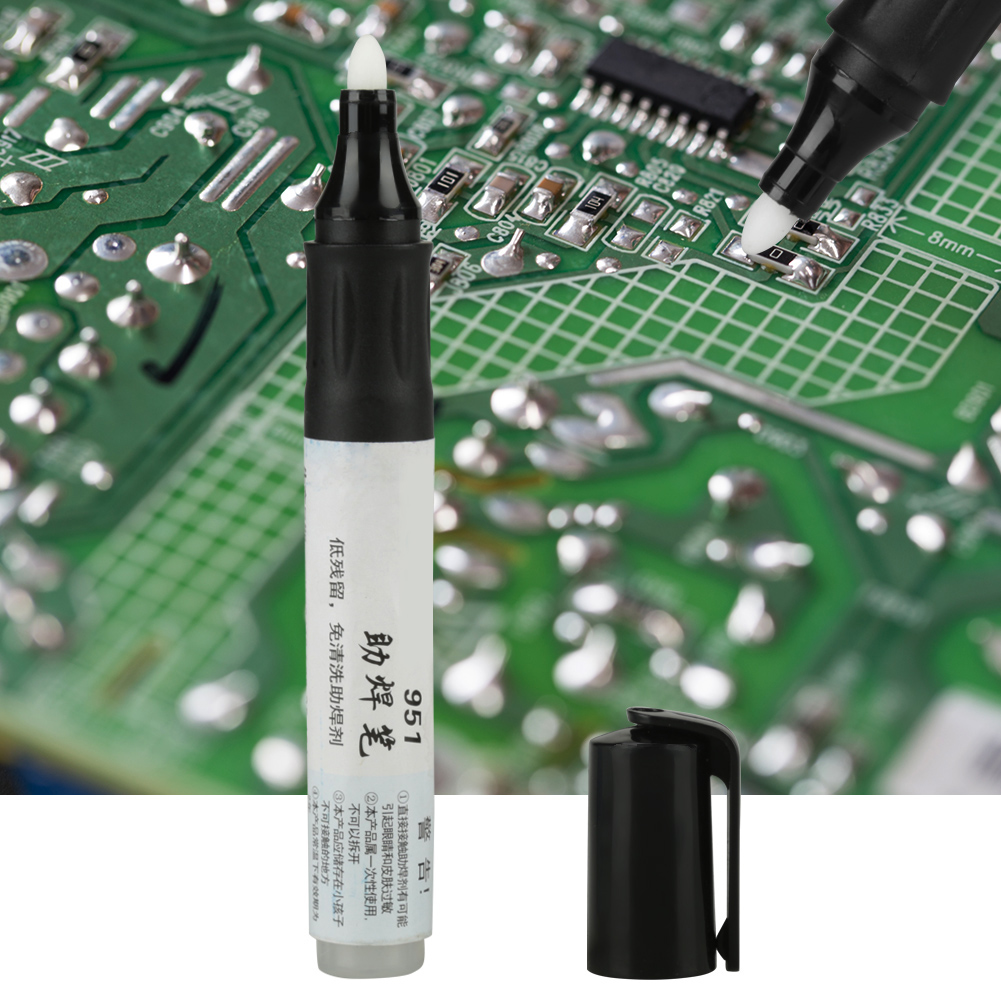 951はんだフラックスペン 13cm ノークリーン ロジンフ - Flux Pen Electronics のレビューと価格