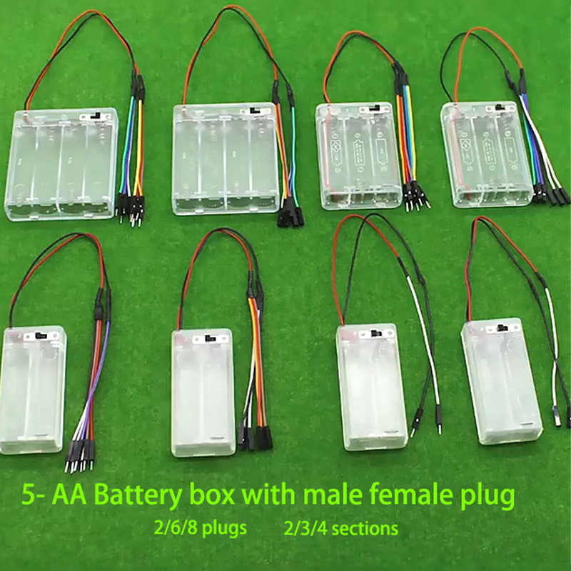 DIY 回路電源 多様なワイヤー バッテリーホルダー 5 - - Diy Electronics Holder のレビューと価格