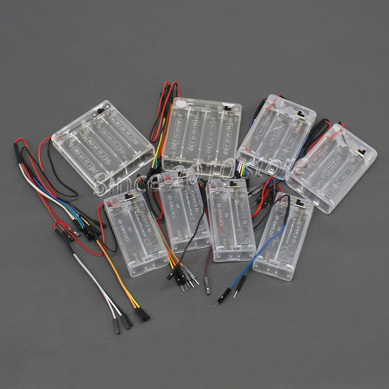 DIY 回路電源 多様なワイヤー バッテリーホルダー 5 - - Diy Electronics Holder のレビューと価格