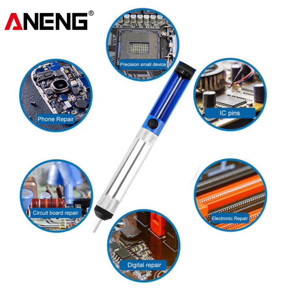 ANENG はんだ吸取器 はんだ吸取ペン 電子機器 PCB  - Diy Electronics Bench のレビューと価格