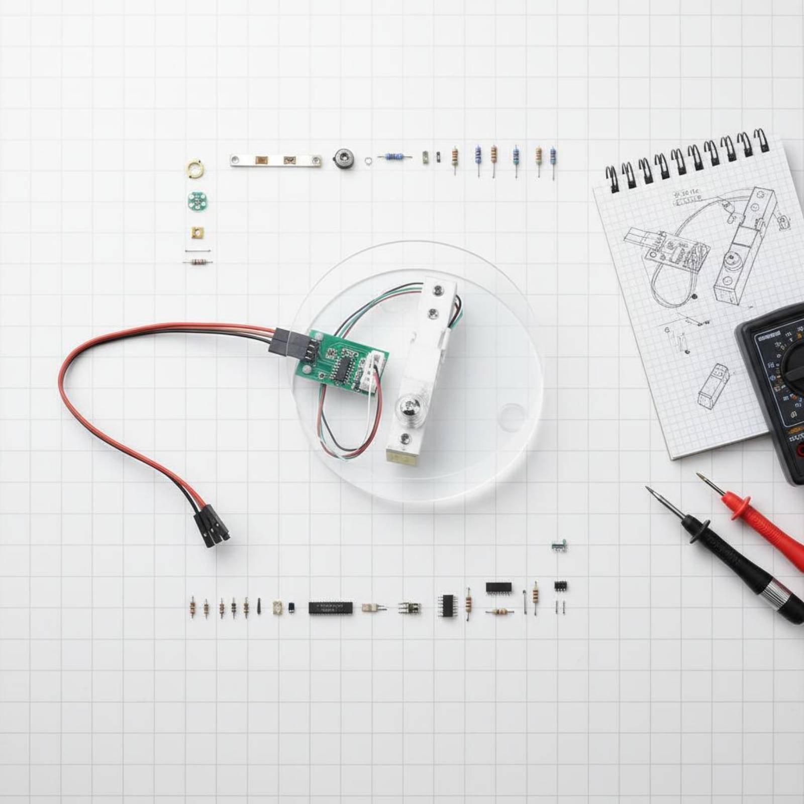 HX711 計量トランスデューサーキット高精度 DIY 電子 - Diy Electronics Guide のレビューと価格