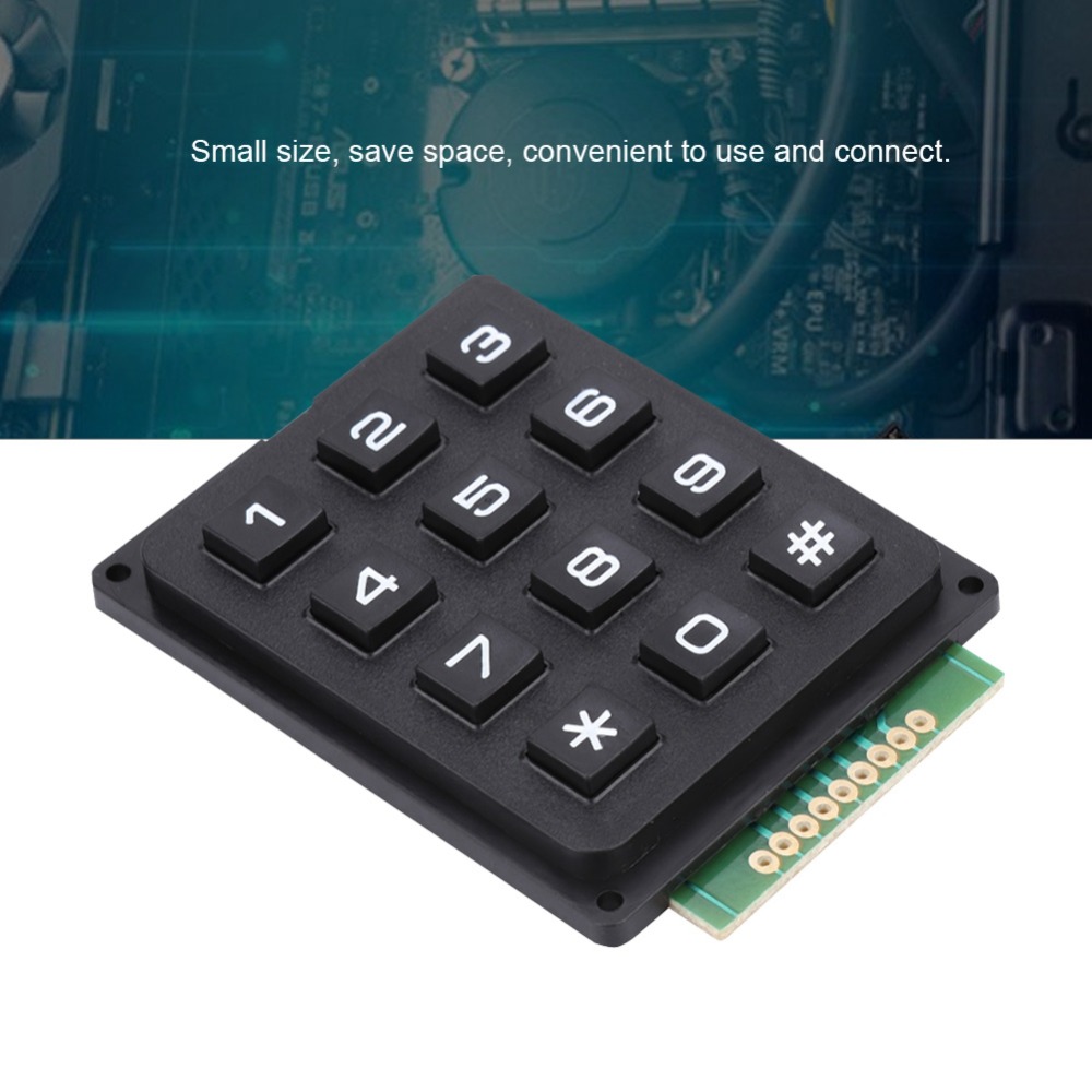 実用的な 12 キーキーボードモジュール 3x4 プッシュボ - Diy Electronics Uk のレビューと価格