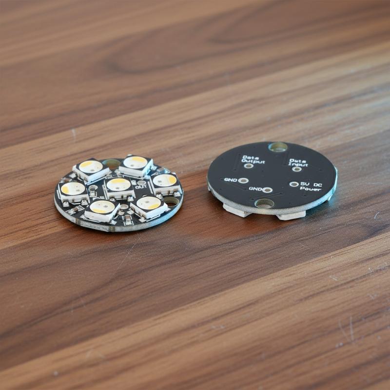 WS2812 7ビット円形LED回路基板プログラマブル低電圧 - Diy Electronics Projects For Students のレビューと価格