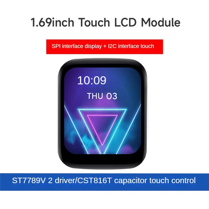 絶妙な1.69インチ丸型LCDディスプレイモジュール、タッチ - I2C Lcd Display のレビューと価格