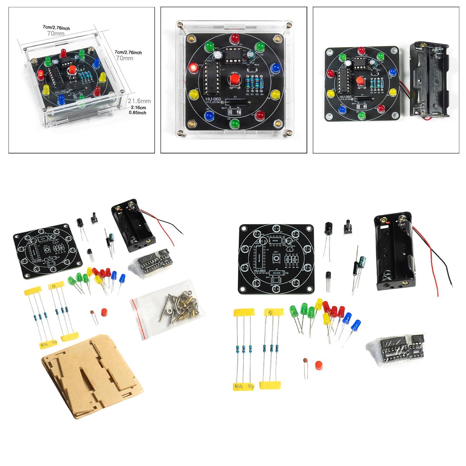 DIY 電子ラッキーフォーチュンホイールキット Ne555  - Diy Electronics Projects For Beginners のレビューと価格