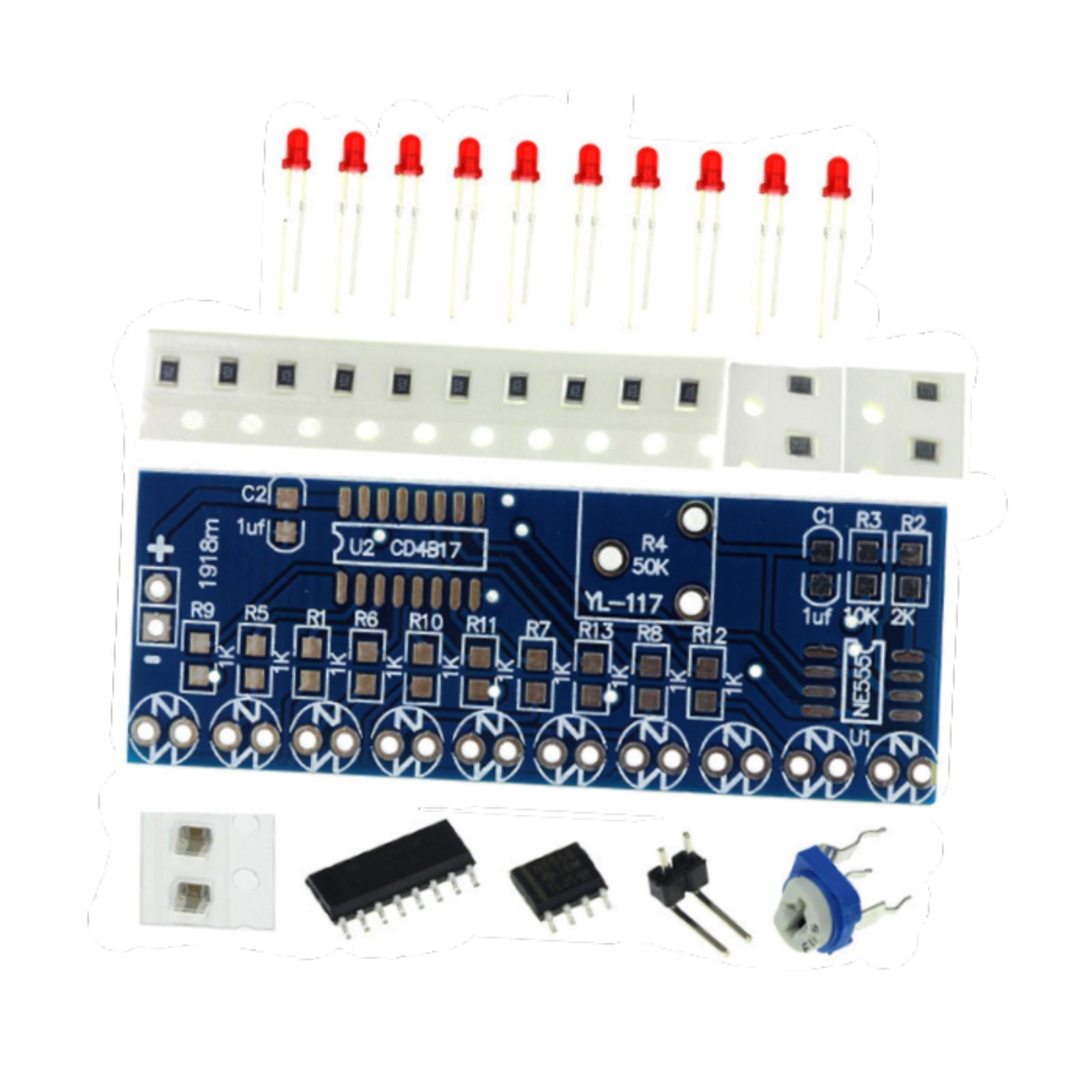 ランニングライトボード DIY 電子回路キット NE555  - Hobby Diy Electronics Kit のレビューと価格