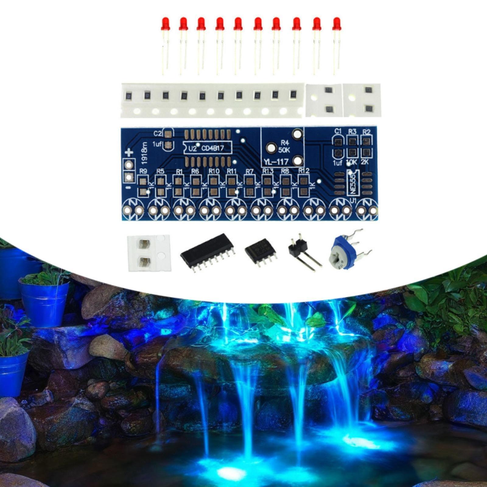 ランニングライトボード DIY 電子回路キット NE555  - Hobby Diy Electronics Kit のレビューと価格