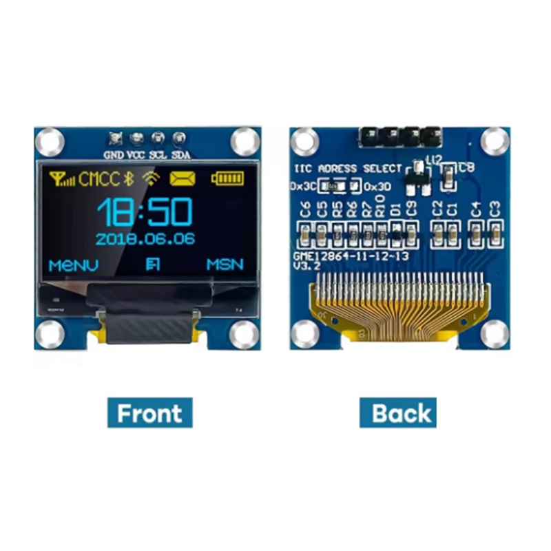 0.96 インチ OLED ディスプレイ画面モジュール I2 - I2C Lcd Display のレビューと価格