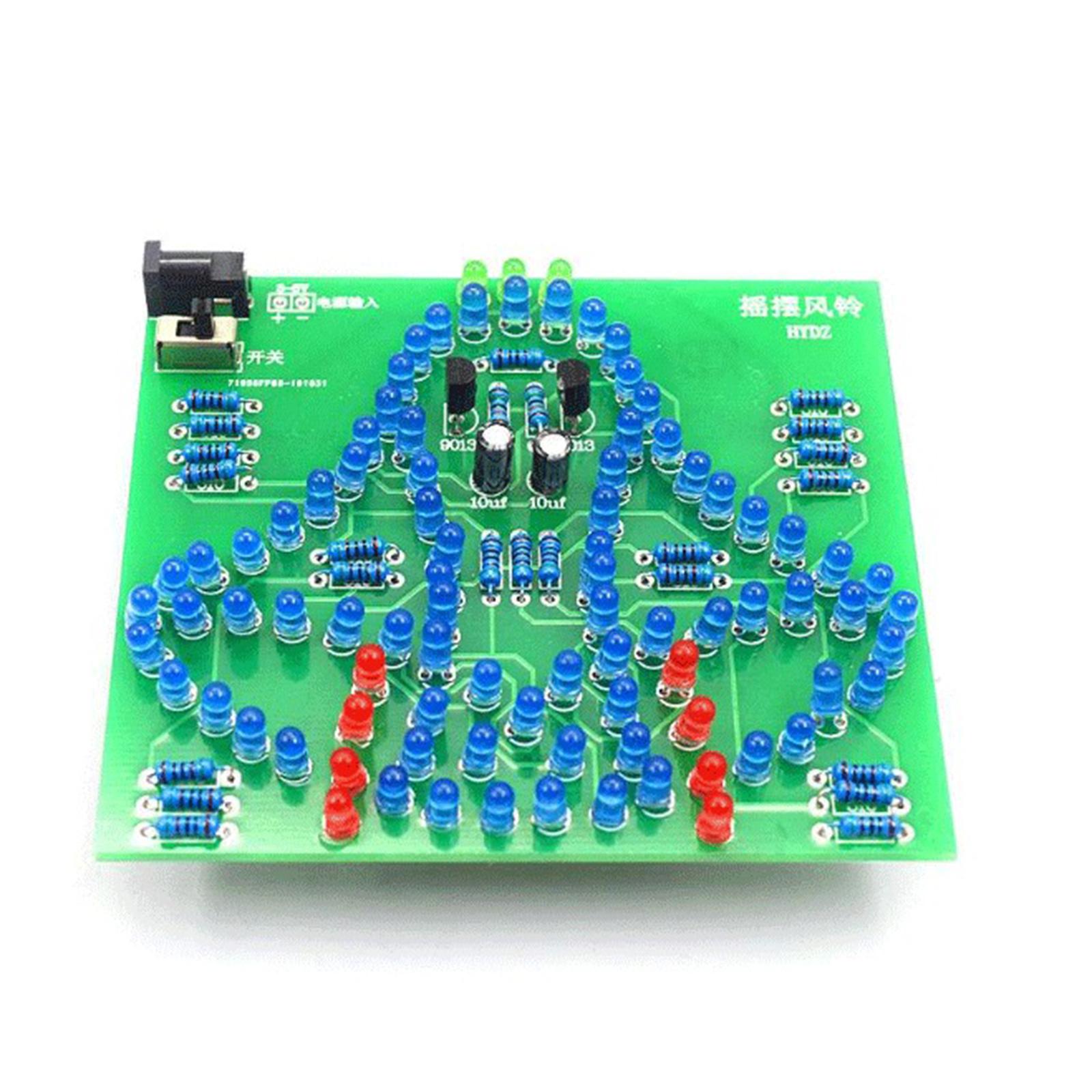 LED付き電子風鈴DIYキット、揺れるベル、はんだ付け練習用 - Hobby Diy Electronics Kit のレビューと価格