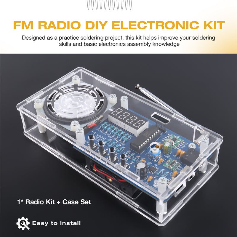 Y43A-初心者向けエレクトロニクスDIYキットFMラジオ用 - Diy Electronics Projects For Beginners のレビューと価格