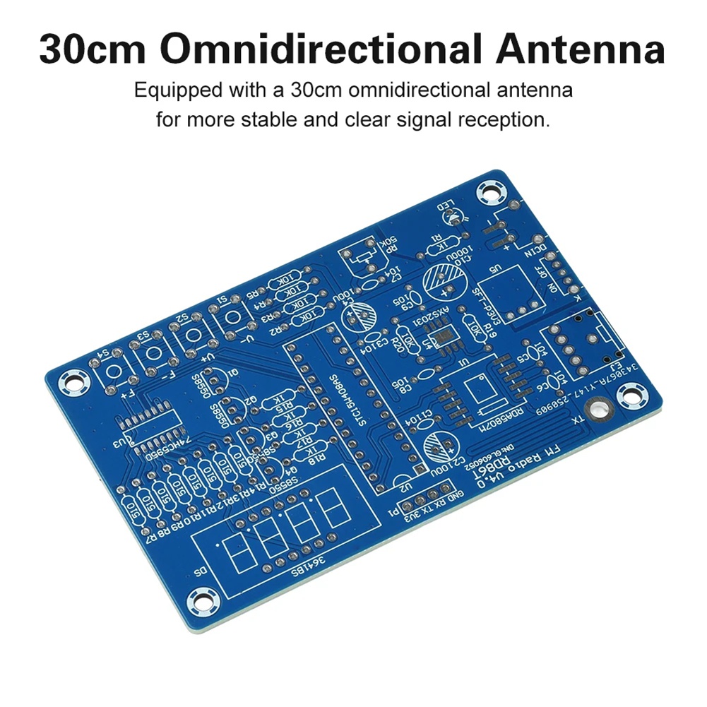 uyuy DIY FMラジオ電子キット 調整可能な周波数 8 - Diy Electronics Projects For Beginners のレビューと価格