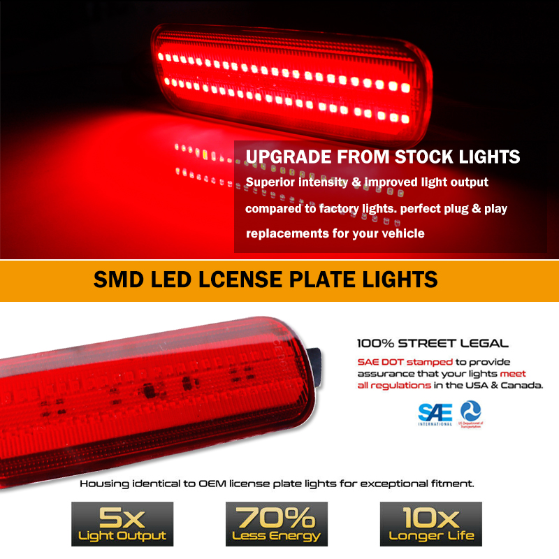 LED車用リアバンパーライト,エキゾーストライト,ヘッドライ - Led Assortment Kit のレビューと価格