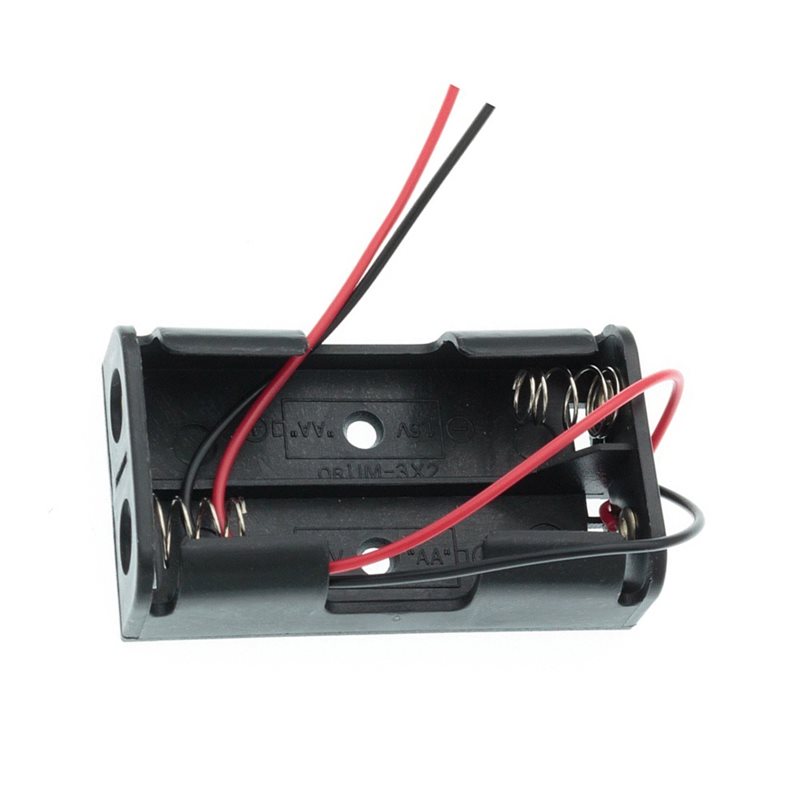 AAAEL-100個 2AA電池ケースボックス ワイヤーリー - Diy Electronics Holder のレビューと価格