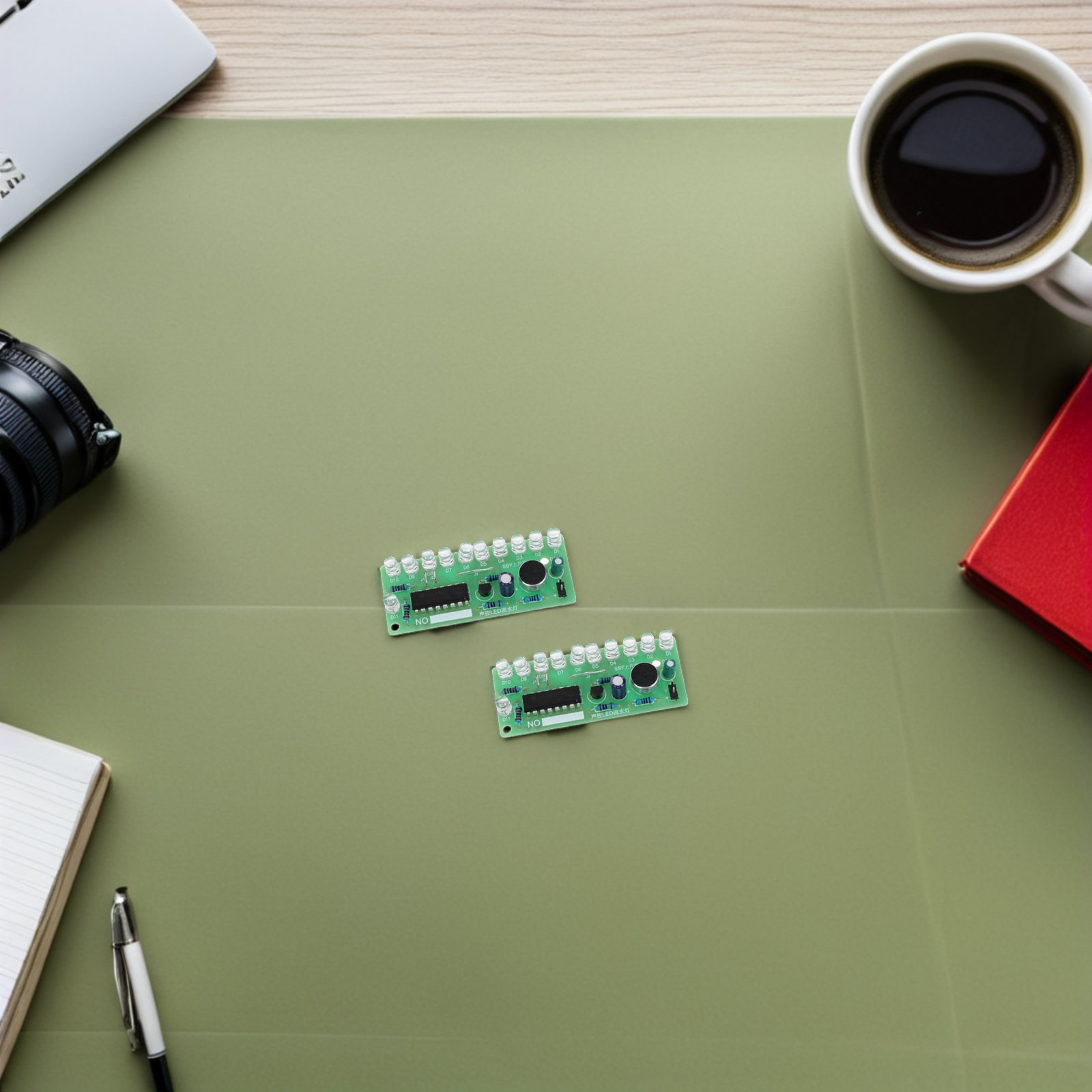 2セット 音声制御LEDフローライト ティーン向けはんだ付け - Diy Electronics Projects For Beginners のレビューと価格