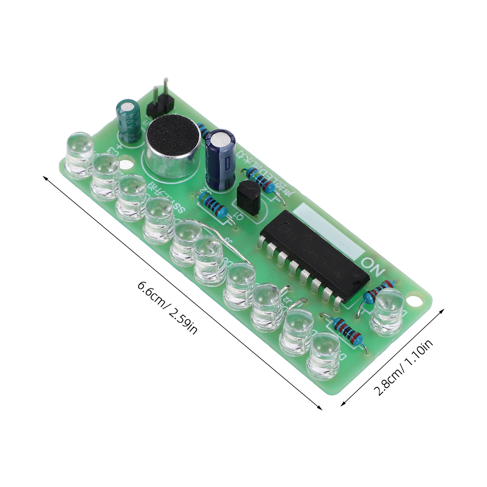 2セット 音声制御LEDフローライト ティーン向けはんだ付け - Diy Electronics Projects For Beginners のレビューと価格