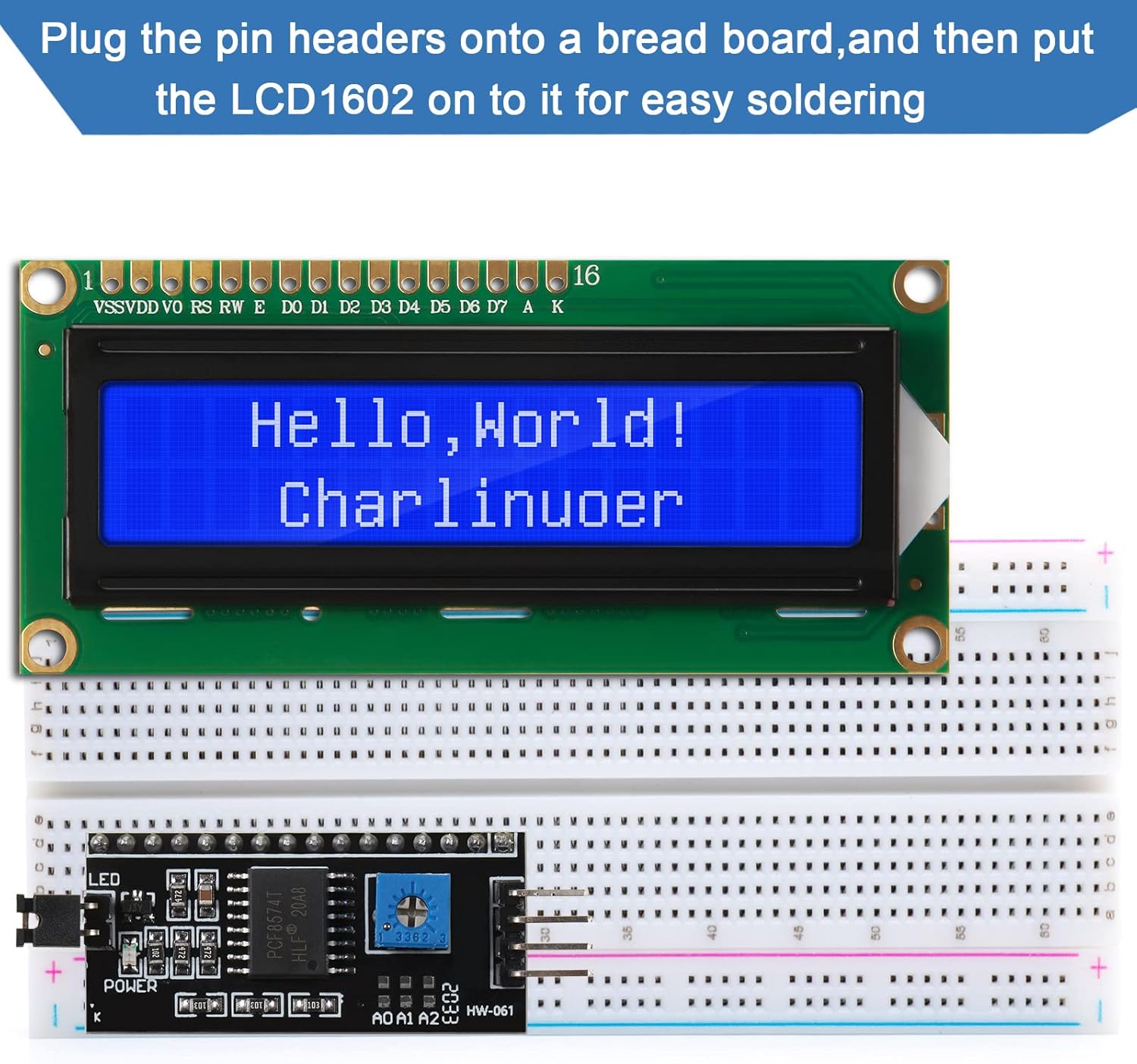 1セット 1602 LCD 20*4 ブルースクリーン I2 - I2C Lcd Display のレビューと価格